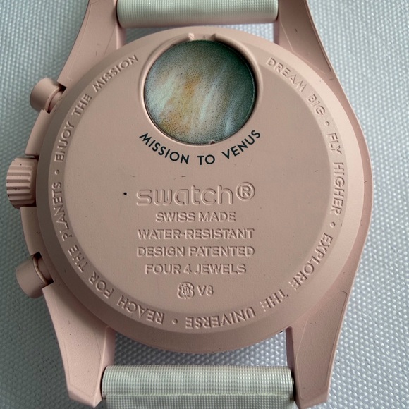 Omega Pink and Cream Bioceramic Watch main image 5